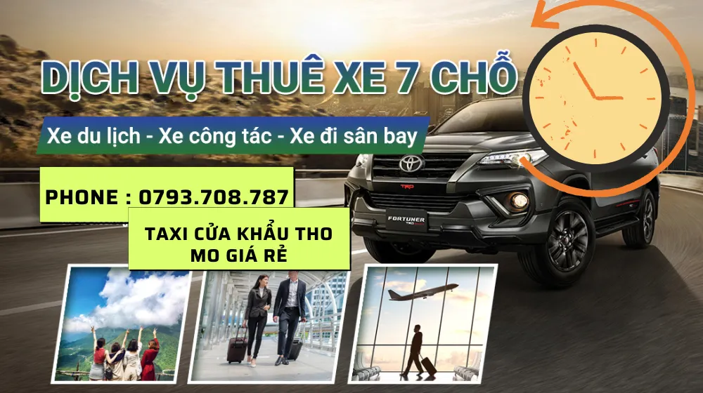 Taxi Cửa Khẩu Tho Mo Giá Rẻ