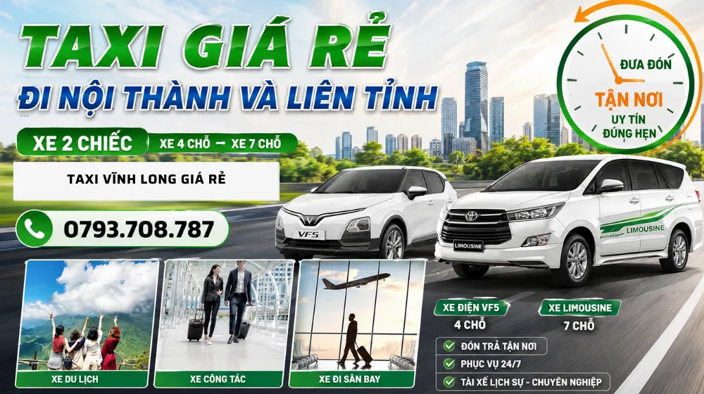 Taxi Vinh Long gia Re